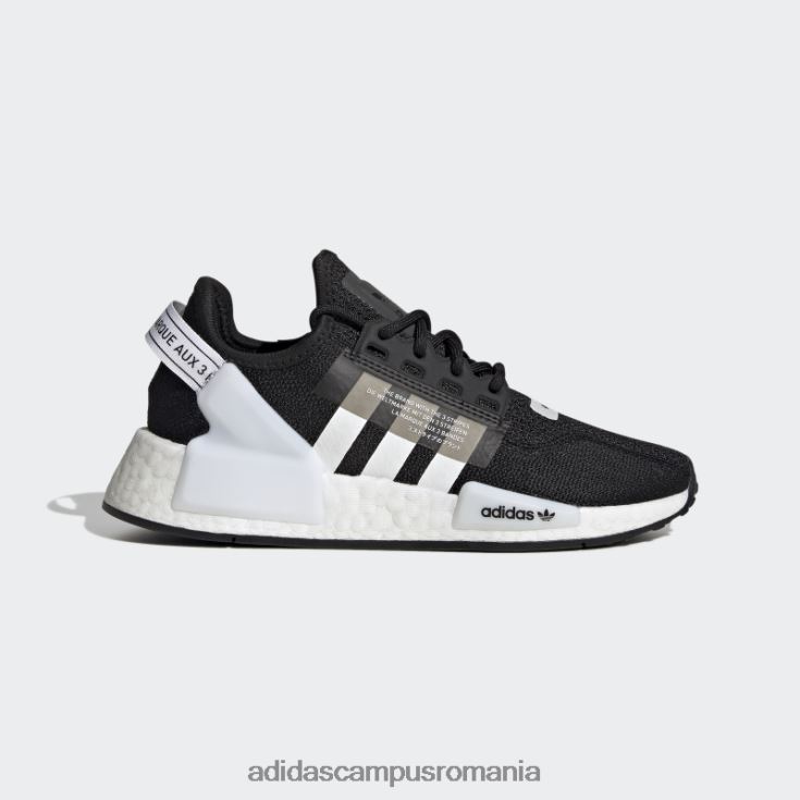 adidas campus romania negru nmd-r1.v2 j adidas copii alb negru J266N23597