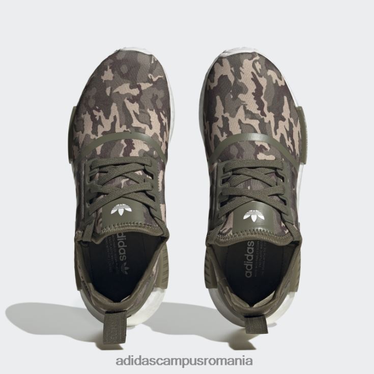 adidas campus romania nmd-r1 pantofi olive copii măsliniu/alb J266N211335