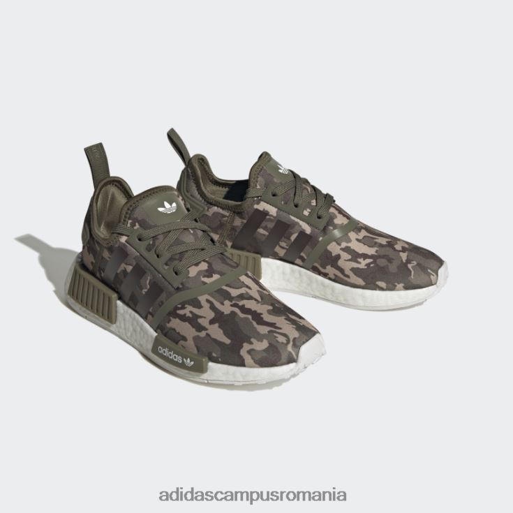 adidas campus romania nmd-r1 pantofi olive copii măsliniu/alb J266N211335