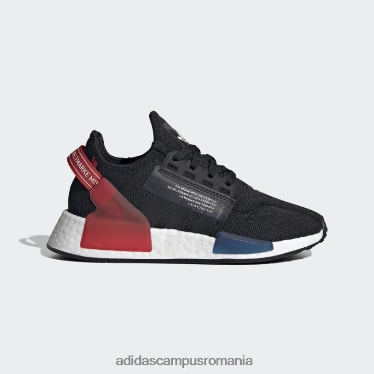 adidas campus romania nmd-r1 v2 pantofi alb moda copii alb negru J266N211232