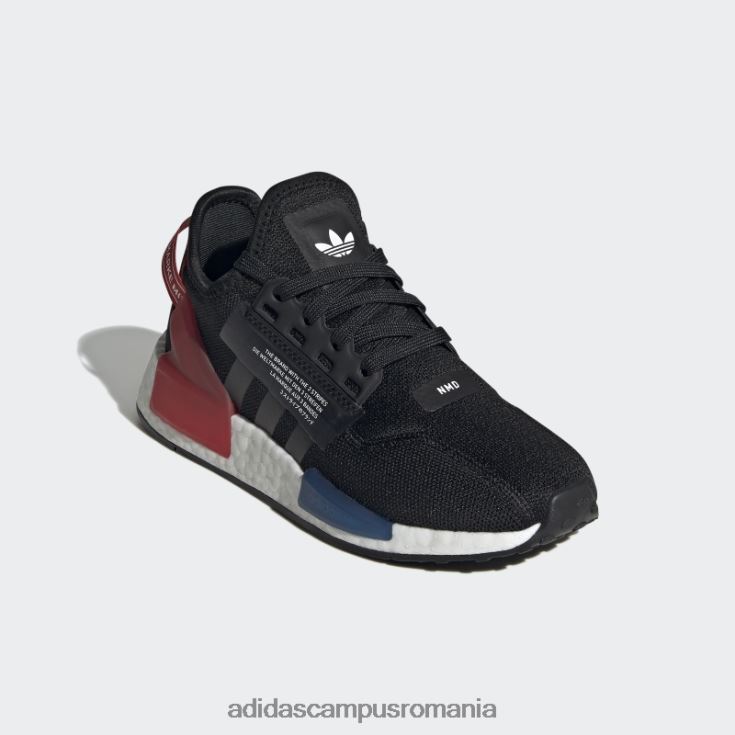 adidas campus romania nmd-r1 v2 pantofi alb moda copii alb negru J266N211232