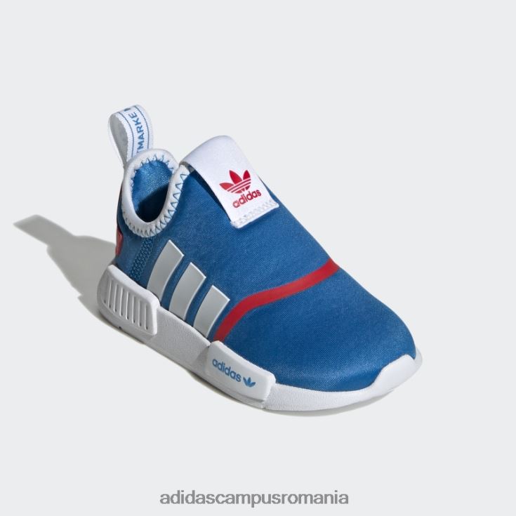 adidas campus romania pantofi adidas nmd 360 blue rush copii papură albastră/alb/roșu J266N218147