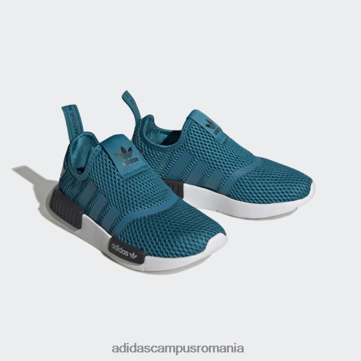 adidas campus romania pantofi adidas nmd 360 teal copii teal/negru J266N211199