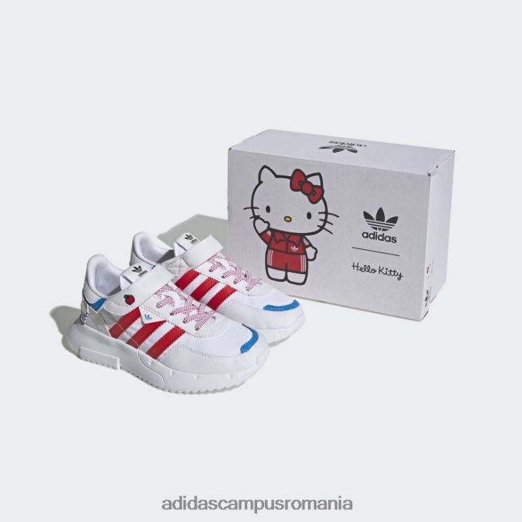adidas campus romania pantofi albi hello kitty retropy f2 copii alb/rosu/negru J266N218112