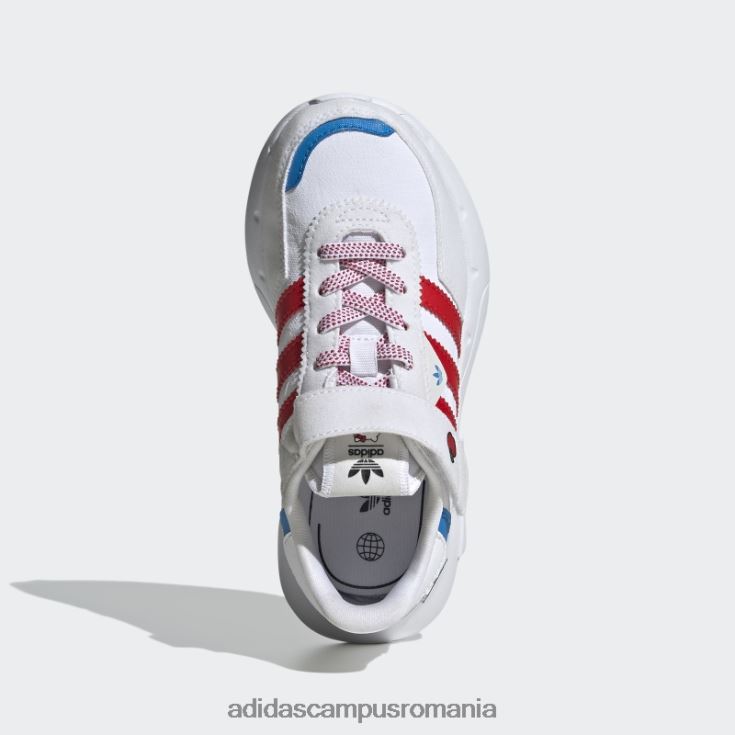 adidas campus romania pantofi albi hello kitty retropy f2 copii alb/rosu/negru J266N218112