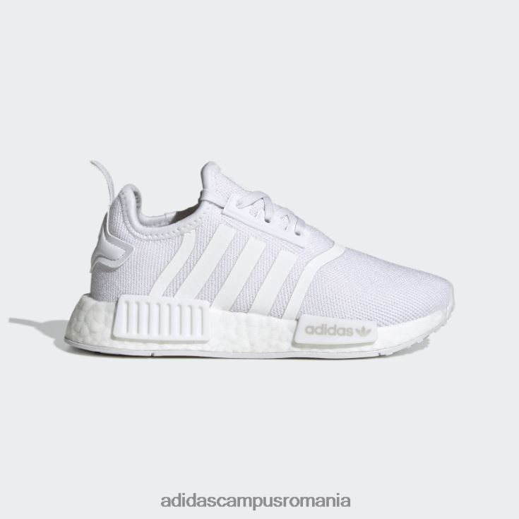 adidas campus romania pantofi albi nmd-r1 rafinati copii alb/gri J266N211212