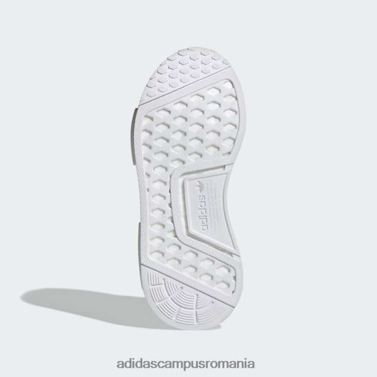 adidas campus romania pantofi albi nmd-r1 rafinati copii alb/gri J266N211212
