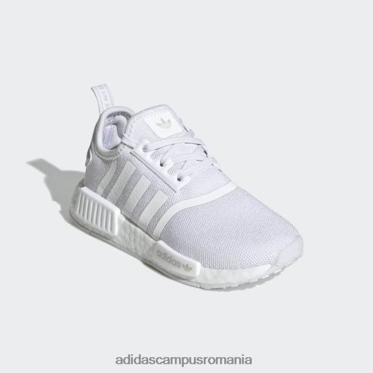 adidas campus romania pantofi albi nmd-r1 rafinati copii alb/gri J266N211212
