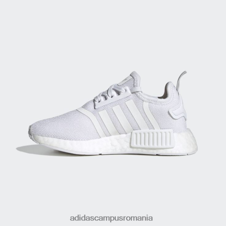 adidas campus romania pantofi albi nmd-r1 rafinati copii alb/gri J266N211212