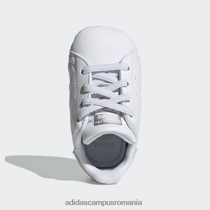adidas campus romania pantofi albi pentru patut stan smith copii alb/argintiu J266N219109