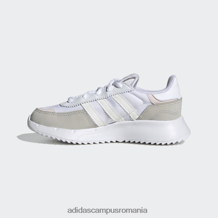 adidas campus romania pantofi albi retropy f2 fashion copii alb/gri/roz J266N218124