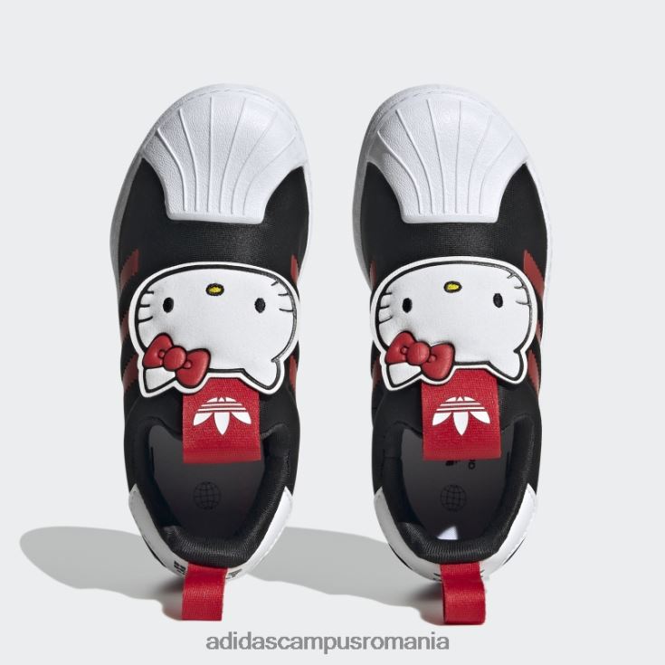 adidas campus romania pantofi albi superstar 360 copii negru/rosu/alb J266N211150