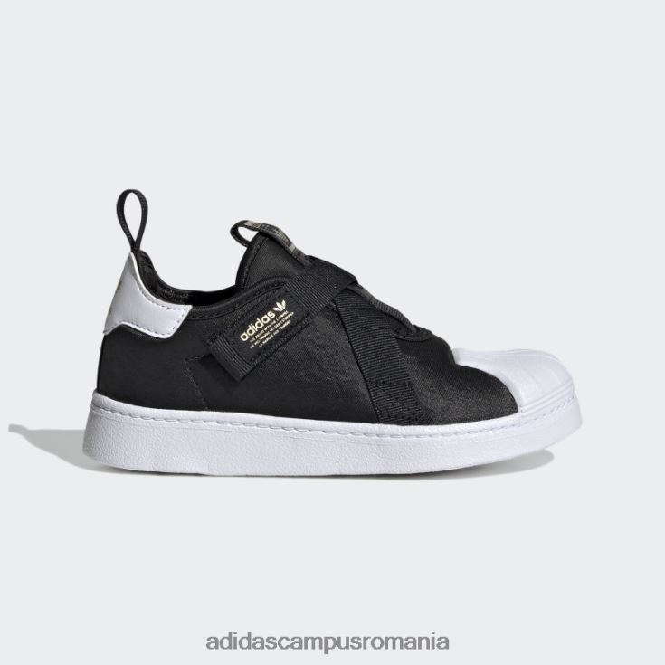 adidas campus romania pantofi albi superstar 360 eleganti copii negru/auriu metalic/alb J266N211109