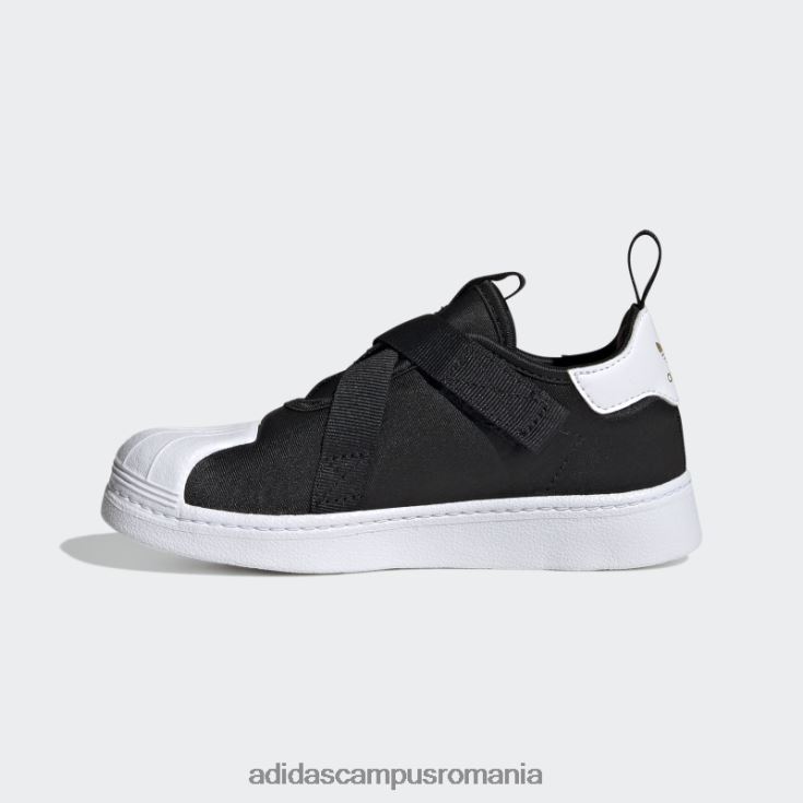 adidas campus romania pantofi albi superstar 360 eleganti copii negru/auriu metalic/alb J266N211109