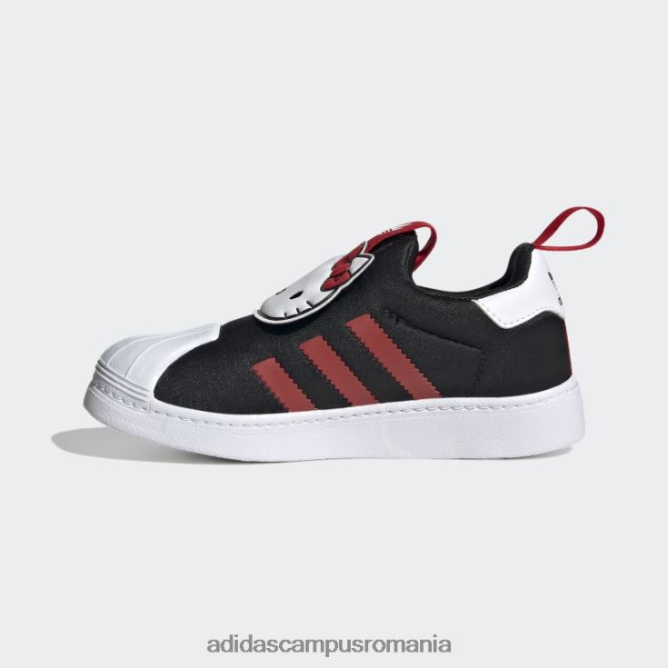 adidas campus romania pantofi albi superstar 360 moda copii negru/rosu/alb J266N218247
