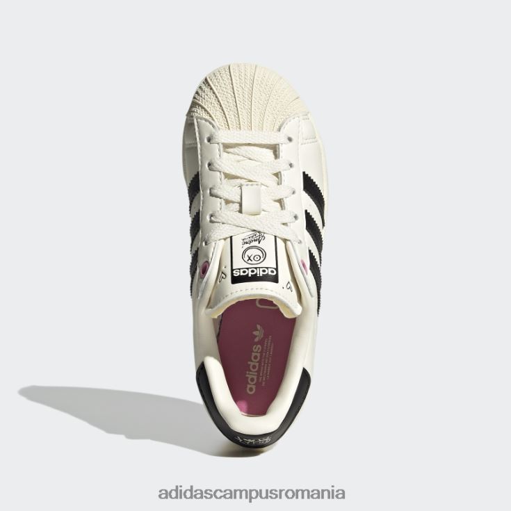 adidas campus romania pantofi albi superstar x andré saraiva copii alb negru J266N211530