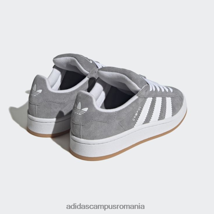 adidas campus romania pantofi campus anii 00 albi copii gri/alb J266N211216