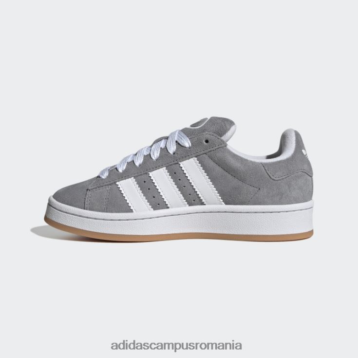 adidas campus romania pantofi campus anii 00 albi copii gri/alb J266N211216