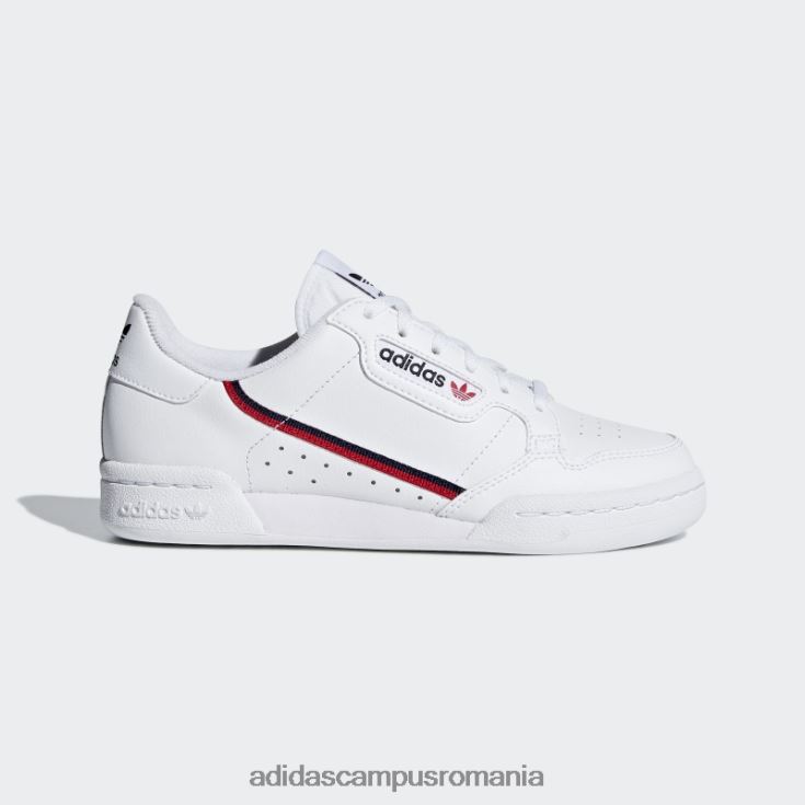 adidas campus romania pantofi continental 80 alb copii alb/stacojiu/marin J266N217726