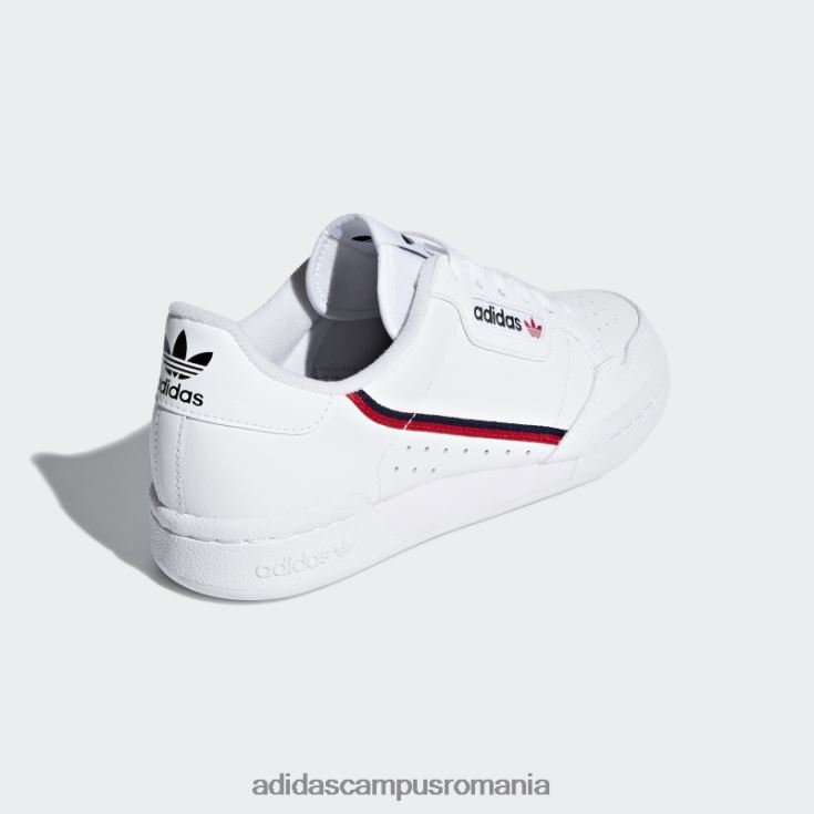 adidas campus romania pantofi continental 80 alb copii alb/stacojiu/marin J266N217726