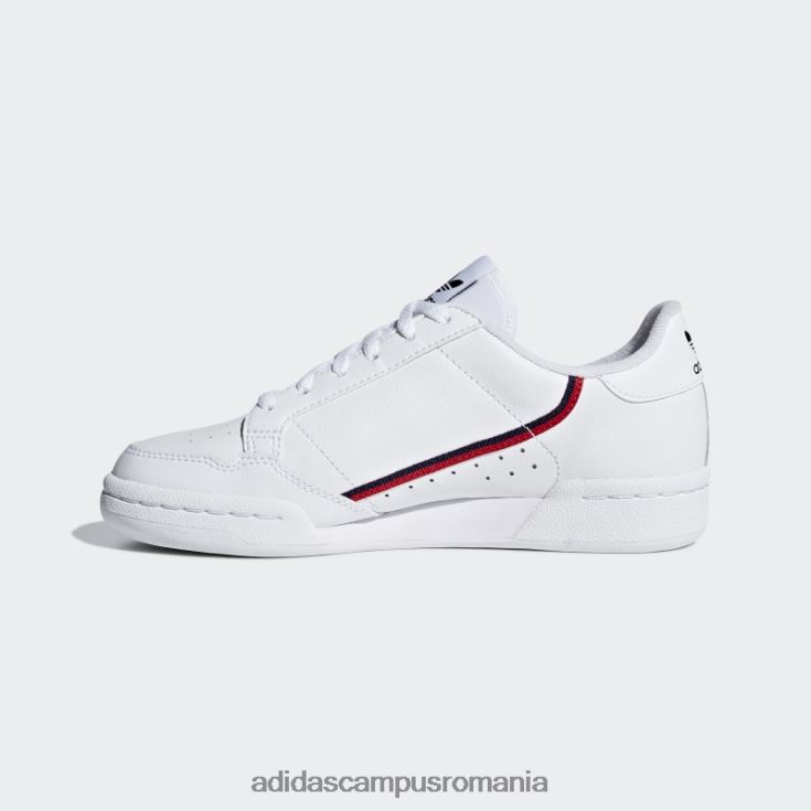 adidas campus romania pantofi continental 80 alb copii alb/stacojiu/marin J266N217726