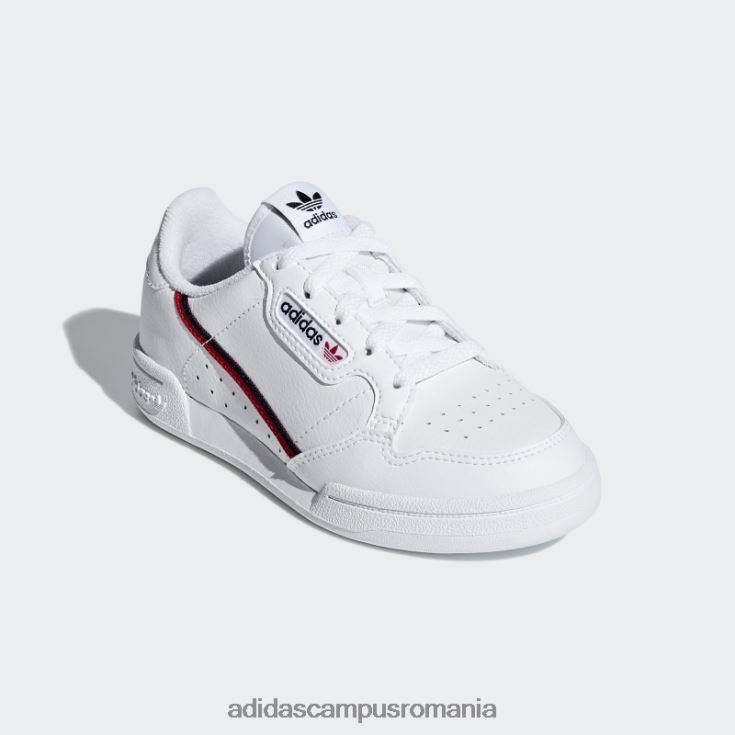 adidas campus romania pantofi continental 80 alb copii alb/stacojiu/marin J266N218265