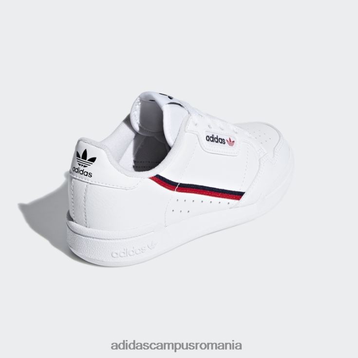 adidas campus romania pantofi continental 80 alb copii alb/stacojiu/marin J266N218265