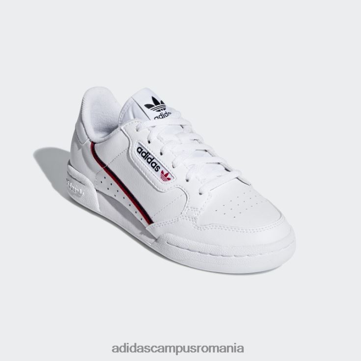 adidas campus romania pantofi continental 80 bleumarin copii alb/stacojiu/marin J266N23558