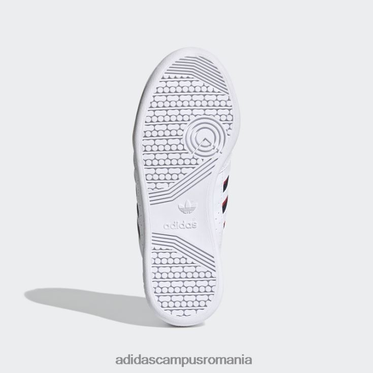 adidas campus romania pantofi continental 80 dungi albi copii alb/marinier/rosu J266N218157