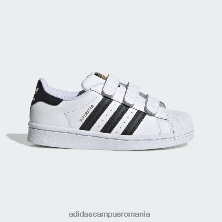 adidas campus romania pantofi copii superstar eleganti negri copii alb negru J266N211080