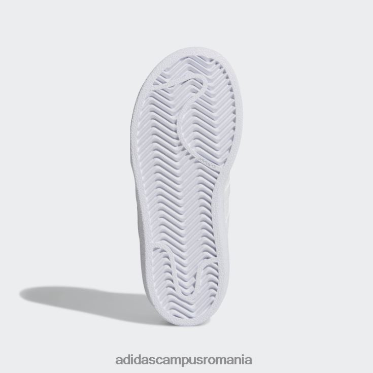 adidas campus romania pantofi de fundație superstar albi copii alb J266N211558