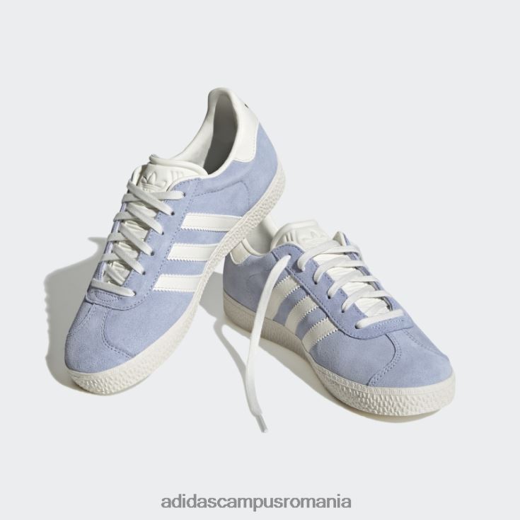 adidas campus romania pantofi de gazelă albastră copii albastru zori/alb/albastru J266N211177