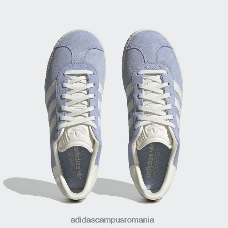 adidas campus romania pantofi de gazelă albastră copii albastru zori/alb/albastru J266N217590