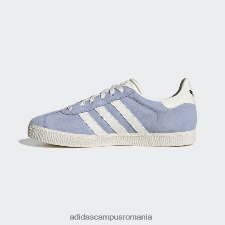 adidas campus romania pantofi de gazelă albastră copii albastru zori/alb/albastru J266N217590
