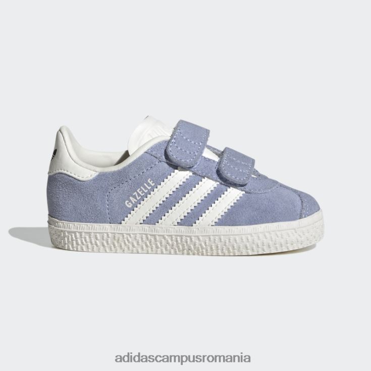 adidas campus romania pantofi de gazelă albastră copii albastru zori/alb/negru J266N211166