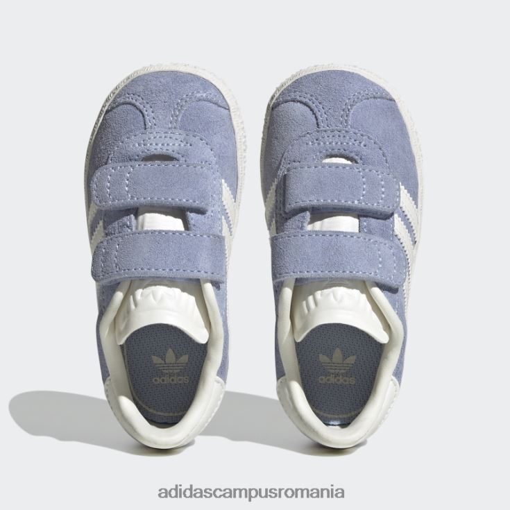 adidas campus romania pantofi de gazelă albastră copii albastru zori/alb/negru J266N211166