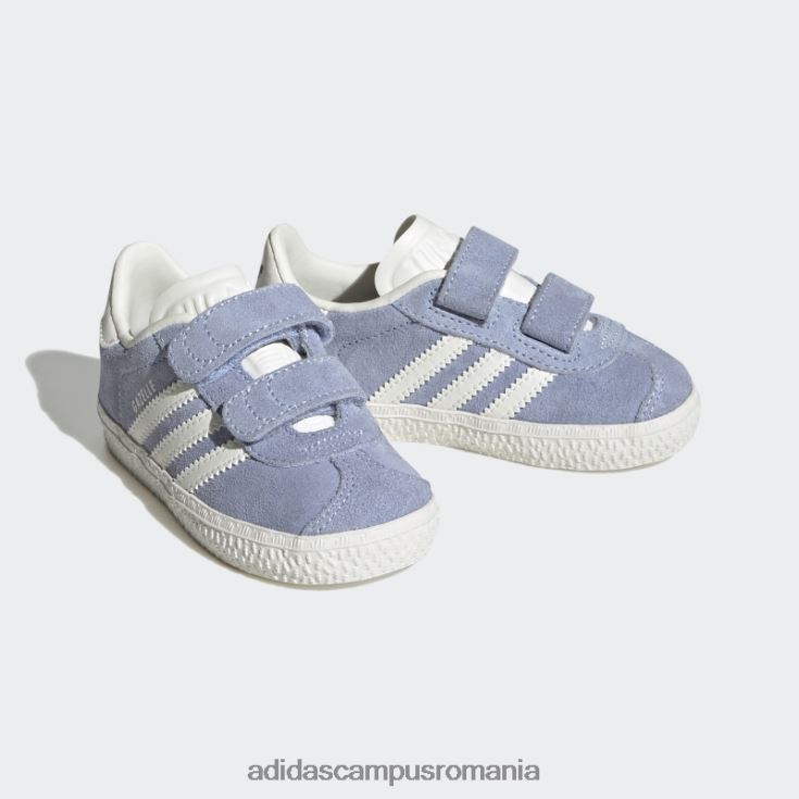 adidas campus romania pantofi de gazelă albastră copii albastru zori/alb/negru J266N211166