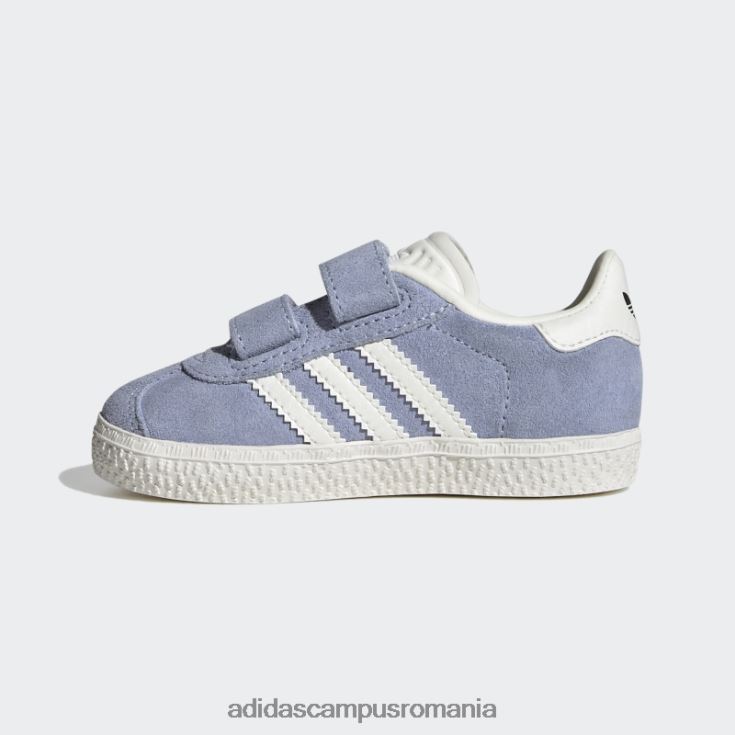 adidas campus romania pantofi de gazelă albastră copii albastru zori/alb/negru J266N211166
