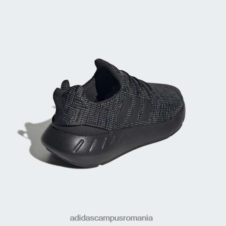 adidas campus romania pantofi de moda alb swift run 22 copii negru/gri/alb J266N211444