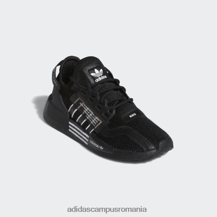adidas campus romania pantofi eleganti nmd-r1 v2 albi copii alb negru J266N211181