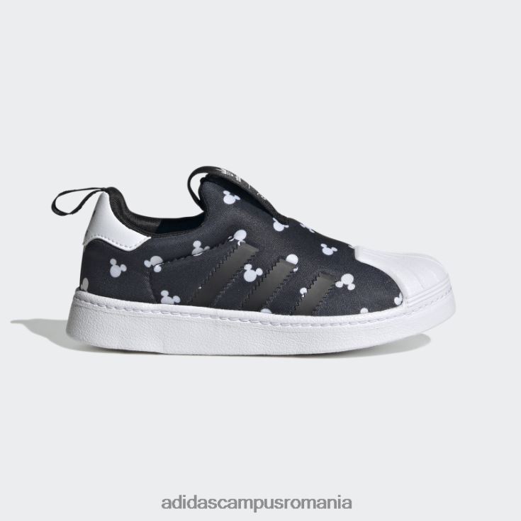 adidas campus romania pantofi fashion superstar 360 alb copii alb negru J266N218249