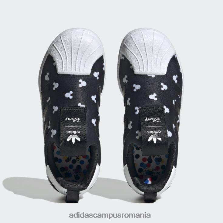 adidas campus romania pantofi fashion superstar 360 alb copii alb negru J266N218249