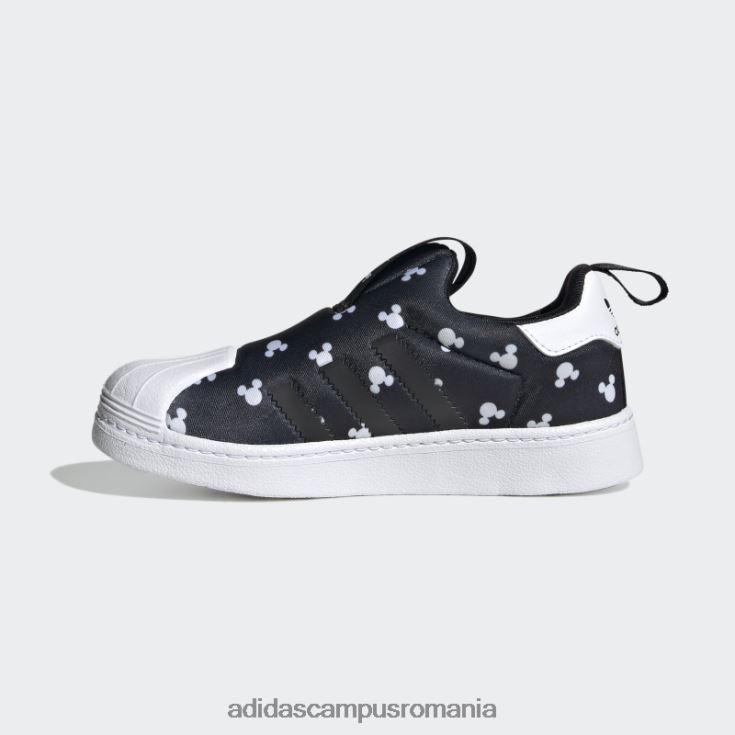 adidas campus romania pantofi fashion superstar 360 alb copii alb negru J266N218249