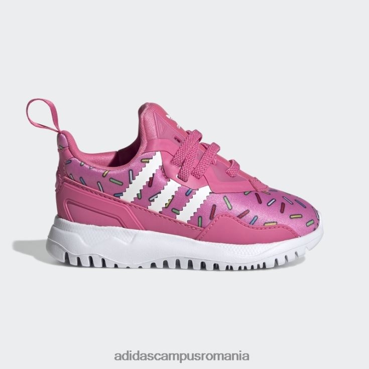 adidas campus romania pantofi flex originali roz copii roz/alb J266N218197