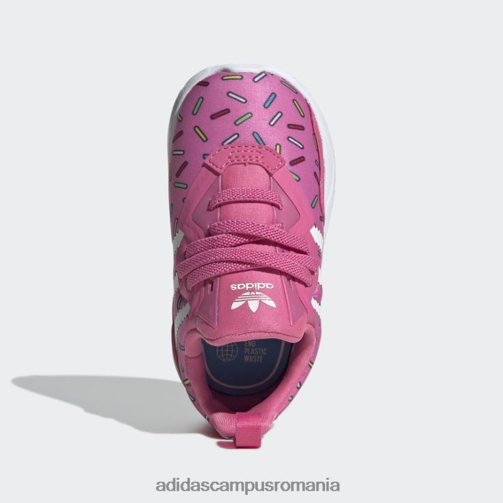 adidas campus romania pantofi flex originali roz copii roz/alb J266N218197