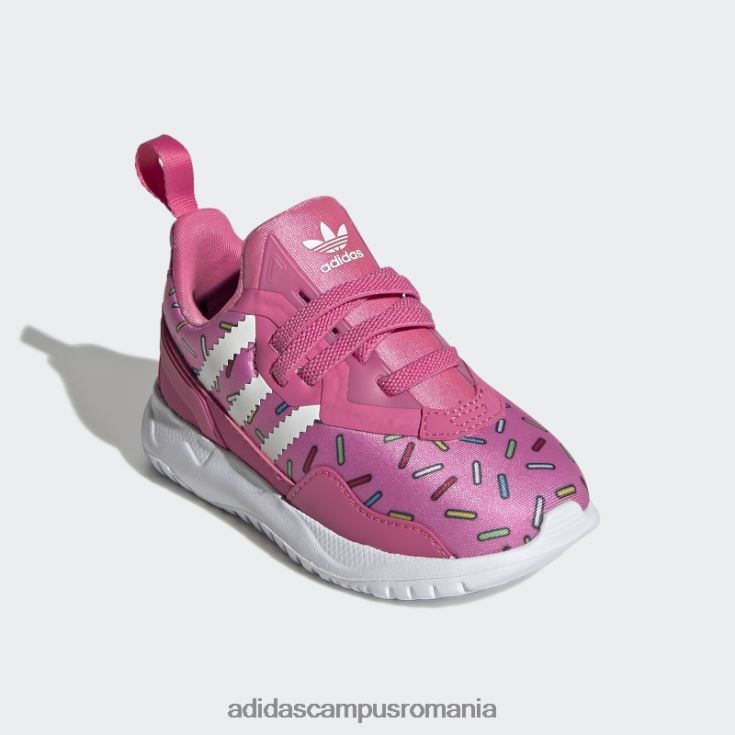 adidas campus romania pantofi flex originali roz copii roz/alb J266N218197