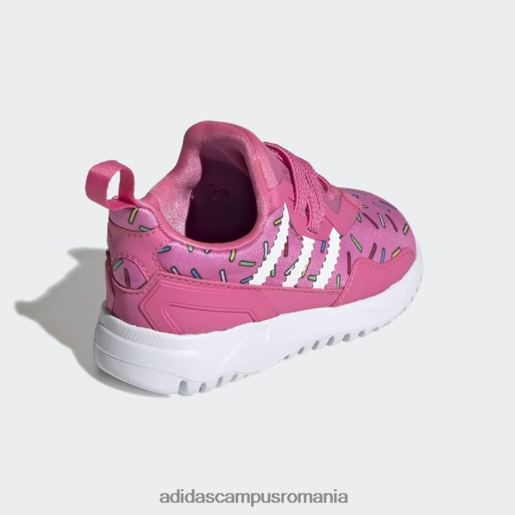 adidas campus romania pantofi flex originali roz copii roz/alb J266N218197