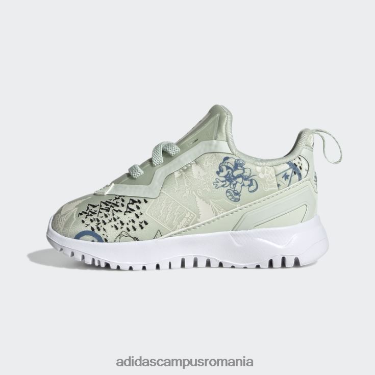 adidas campus romania pantofi flex verzi x disney originals fierbinți copii verde/negru/alb J266N218120