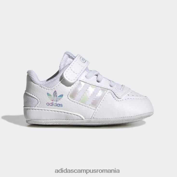 adidas campus romania pantofi forum low dash grey copii alb/gri liniuță J266N217956