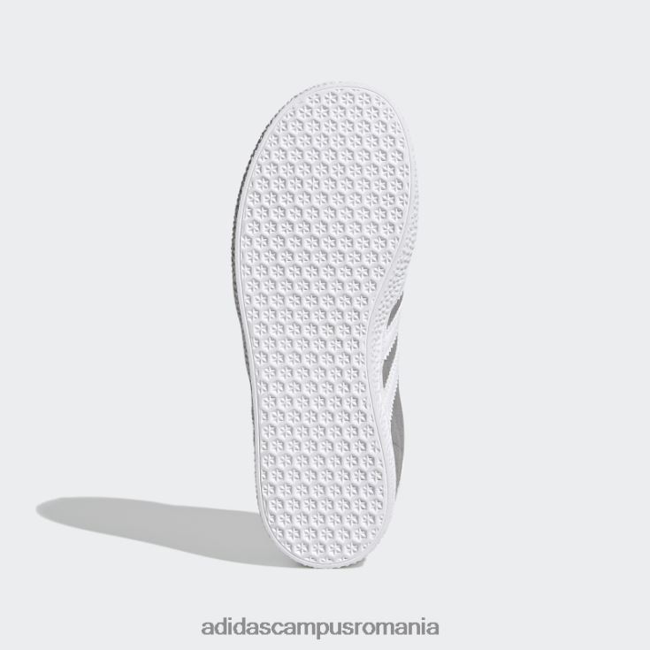 adidas campus romania pantofi gazel gri copii gri/alb/auriu metalic J266N217764